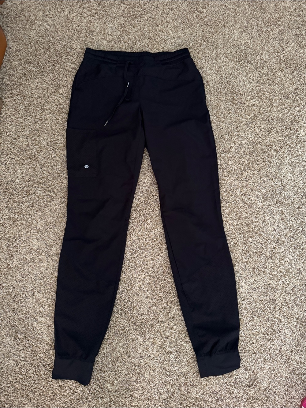 Woman’s Black Jogger Scrub Pants